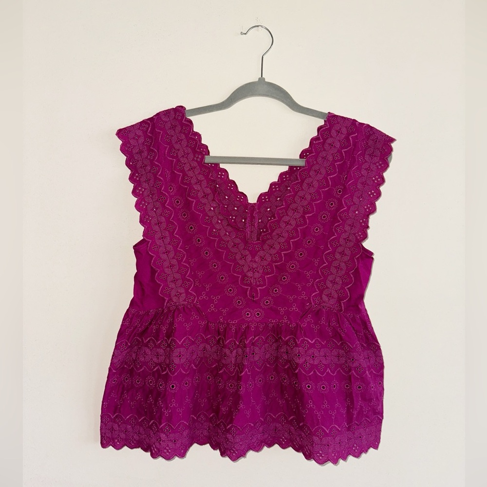 Fuchsia Blouse from Loft